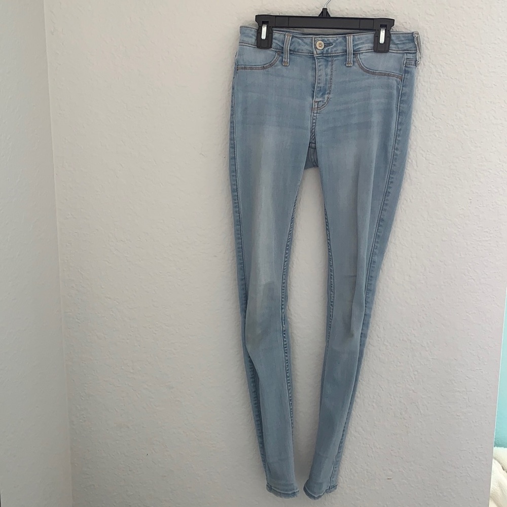 Skinny jeans light wash long soft
